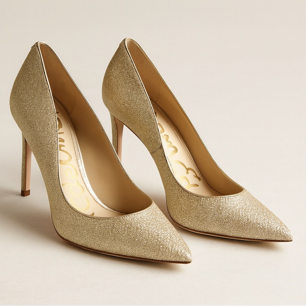 91. Sam Edelman Sparkly Stilettos Size 6